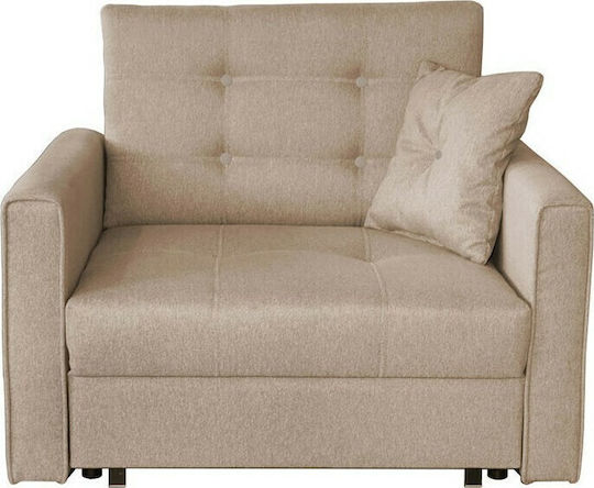 Πολυθρόνα Κρεβάτι Viva lux I 103x98x85cm Μπεζ