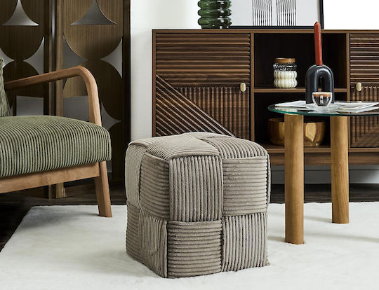 Σκαμπό Taupe 36x36x38cm Σκαμπό Taupe 36x36x38cm