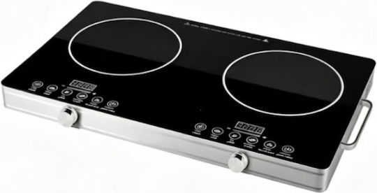 Alpha-Market Countertop Burner Ceramic Double