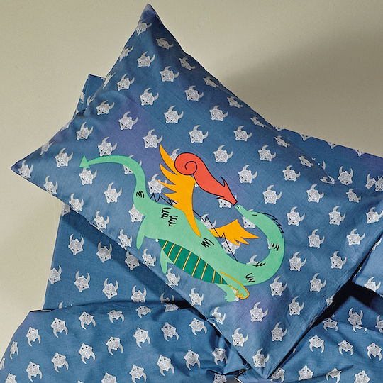 Kentia Viking Kids Cotton Pillowcase Set 50x70cm GREY- RED- BLUE- GREEN Kentia Viking Kids Cotton Pillowcase Set 50x70cm GREY- RED- BLUE- GREEN