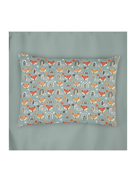 Dimcol Kids Cotton Pillowcase 50x70cm Pale Cyan