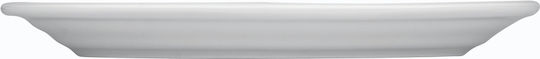 Ionia Oval Serving Platter Made of White Porcelain 34x24cm 6 Pieces