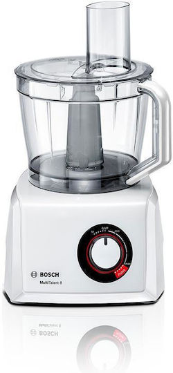 Bosch MultiTalent 8 Πολυμίξερ 1000W με Κάδο 3.9lt και Κανάτα Μπλέντερ Λευκό