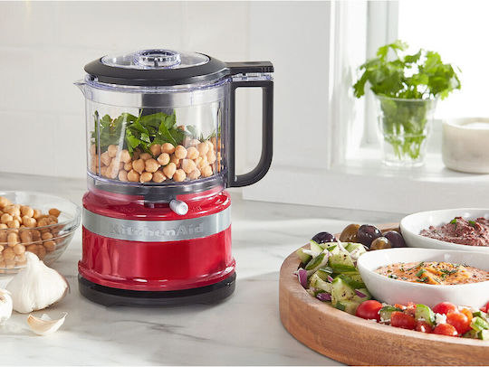 Kitchenaid Πολυμίξερ 240W με Κάδο 830ml και Κανάτα Μπλέντερ Κόκκινο