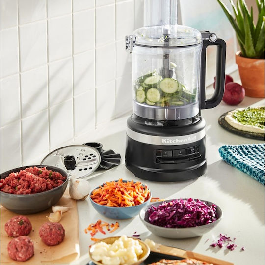 Kitchenaid Multifunctional Food Processor 240W with 2.1lt Bowl and Black Blender Jug