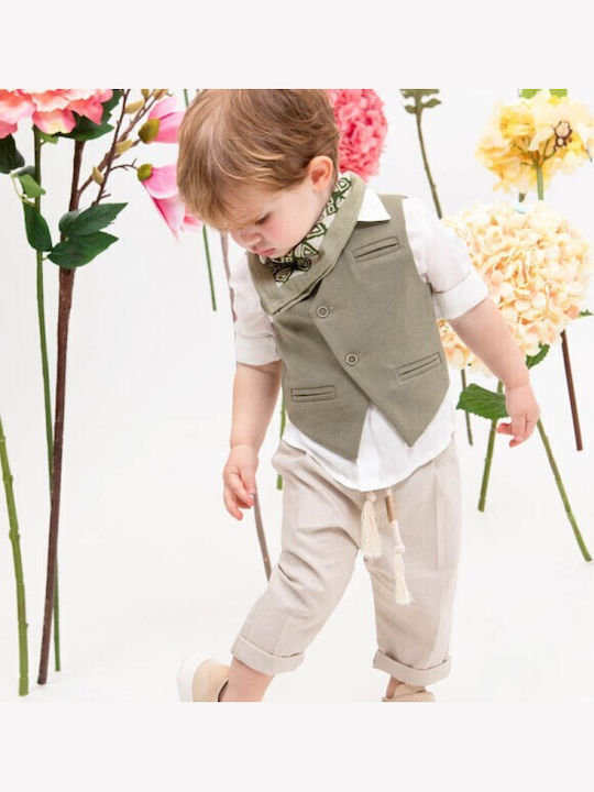 Bambolino Baptism Suit for Boy Stratos Multicolour