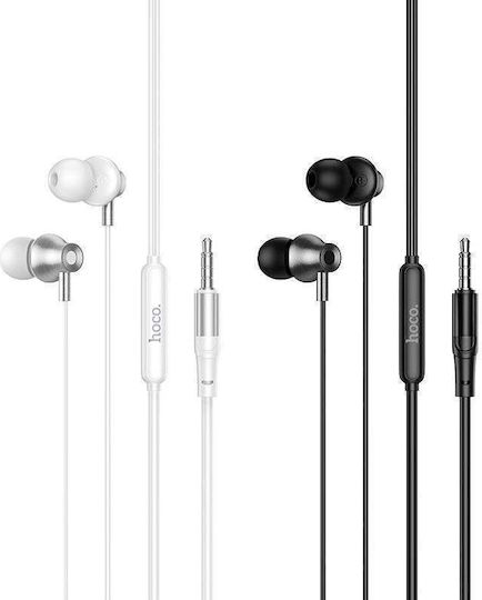 Hoco M119 In-ear Căști handsfree cu mufă 3.5mm Argintii
