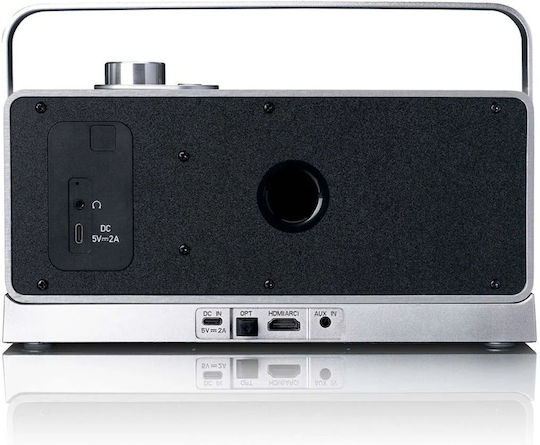 Lenco Ηχείο Bluetooth 7W Ασημί WTVS-100