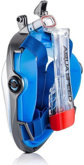 Aquaspeed Spectra 2.0 Водолазна Маска Силиконов Full Face Син/Графит