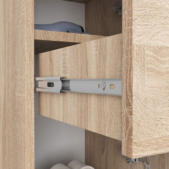 Akord Furniture Factory Στήλη Μπάνιου Δαπέδου 30x30x85cm Sonoma