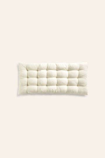 Calma House Back Cushion for Bed Headboard Gavema Fabric Beige 90x60cm