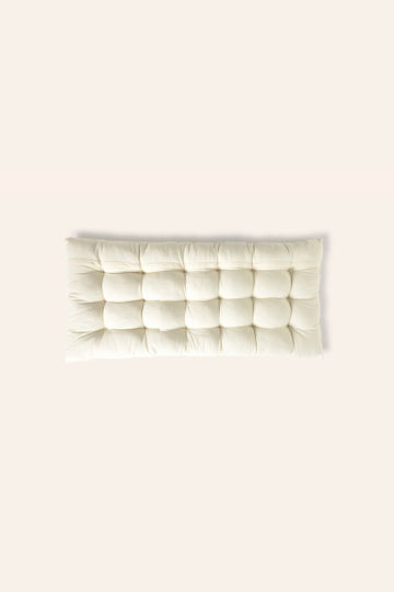 Calma House Back Cushion for Bed Headboard Gavema Fabric Beige 90x60cm