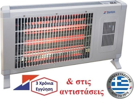 Serton 351-S21 Heizung Quarz mit Thermostat 1800W