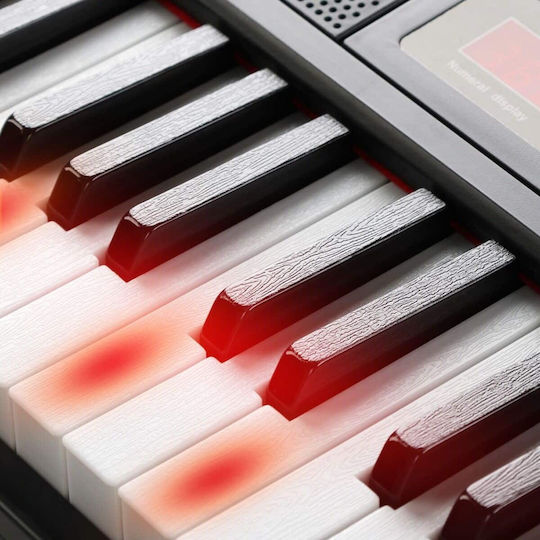 SUPRIMO SUPRIMO Tastatur 88035L mit 88 Tasten mit Gestell Schwarz
