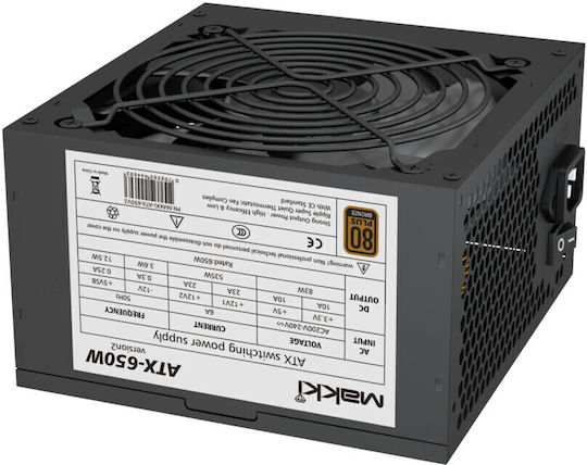 Makki PFC Version 2 650W Черно Токоизправително устройство за компютър Full Wired