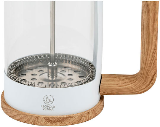 Leopold Vienna Franca Manual Filter Coffee Maker White 600ml