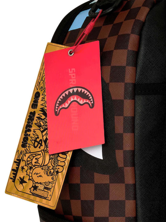Sprayground School Backpack Junior High-High School Backpack Family Guy Peter Falling Through Wall Dlxsv