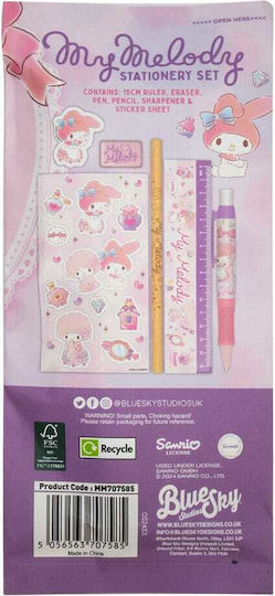 Set de papetărie Sanrio 6 bucăți My Melody