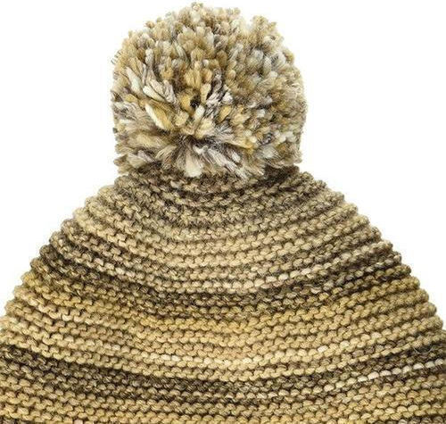 Beanie Unisex Fleece Knitted Beanie in Brown Colour