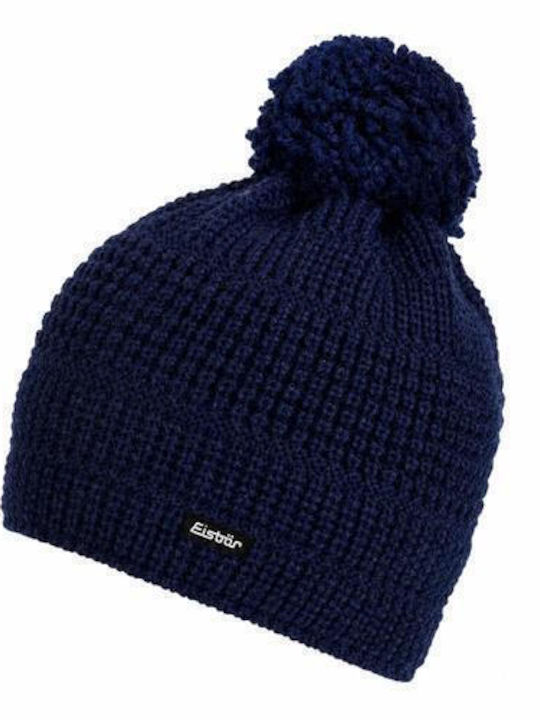 Beanie Women's Knitted Beanie in Blue Color