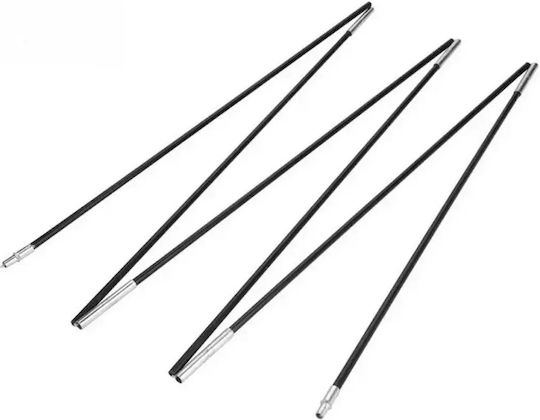 Replacement Tent Poles 340cm Fiberglass Absolute Stability Set of 2 Pieces