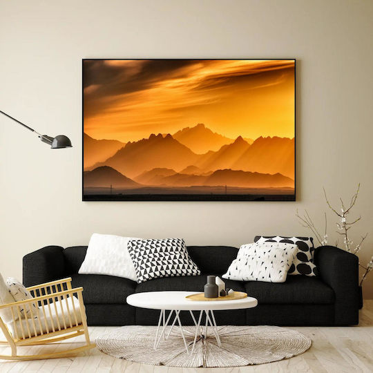 Painting Golden Mountain Sunset Golden Mountain Sunset 150x100
