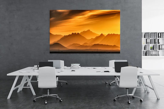 Painting Golden Mountain Sunset Golden Mountain Sunset 150x100