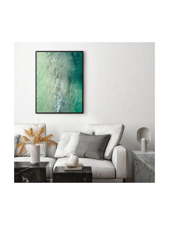 Painting Aerial View Surfing In Crystal Clear Ocean Aerial Photograph Of Surf Crystal Clear Ocean 100x150
