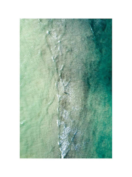 Painting Aerial View Surfing In Crystal Clear Ocean Aerial Photograph Of Surf Crystal Clear Ocean 100x150