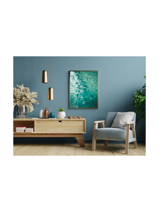 Панел Surfing In Crystal Waters Сърфинг Кристални Води 100x150