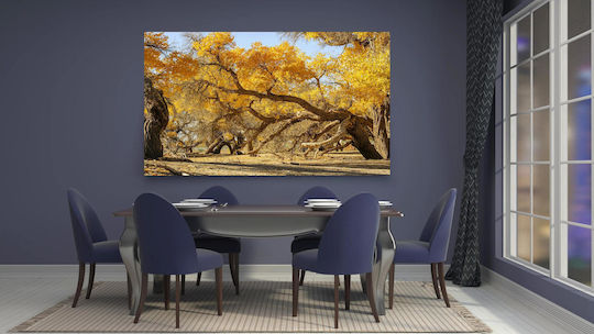 Gemälde Golden Autumn Trees Goldene Herbstbäume 150x100