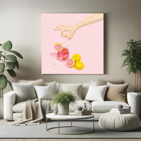iLovePrints Refreshing Citrus Drink Gemälde Δροσistisches Ρόφημα Εσπεριδοειden 110x110