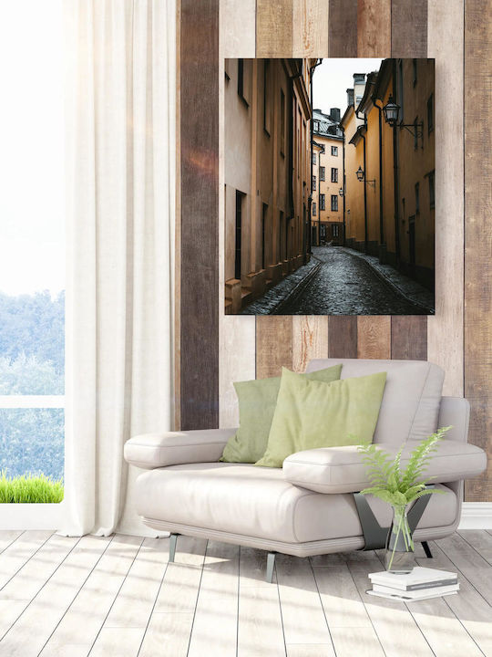 Gemälde Narrow Alleyway In City Στενό Δρομάκι Στην Πόλη 100x150