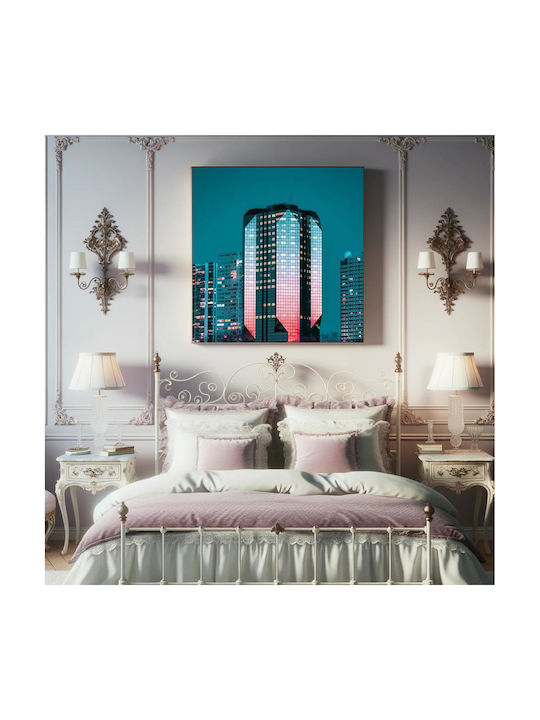 Illuminated City Skyscraper Ουρανοξύστης Φωτισμένης Πόλης 110x110