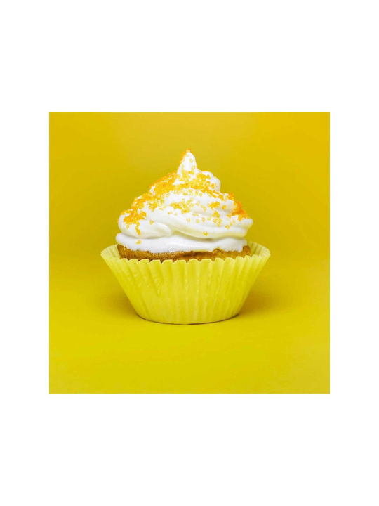 Панел Bright Cupcake На Жълт Фон Светещ Cupcake Жълт Фон 110x110