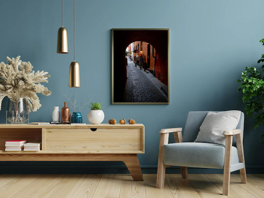 Painting Quiet City Alley Quiet Alley of the City 100x150