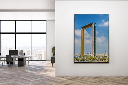 Πίνακας Golden Frame Building Κτίριο Golden Frame 100x150