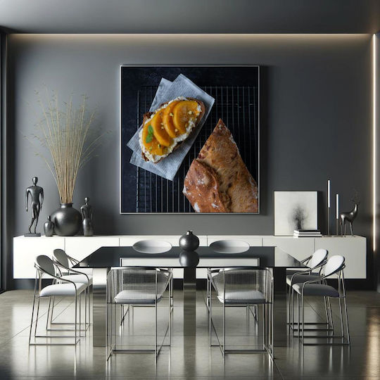 Πίνακας Gourmet Bread Peach Topping Γκουρμέ Κάλυμμα Ψωμί Ροδάκινο 110x110