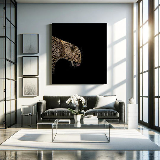 Painting Majestic Leopard In Profile Majestic Leopard In Profile 120x120