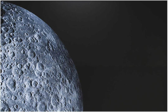 Painting Moon Surface Detail Lunar Surface Detail 150x100