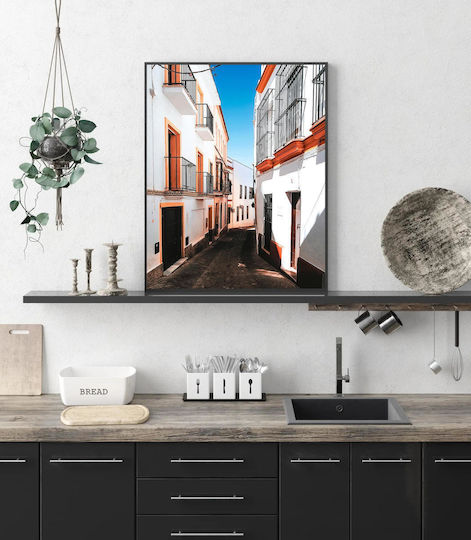 Painting Narrow Alley In Sunny City Narrow Alley In Sunny City 100x150