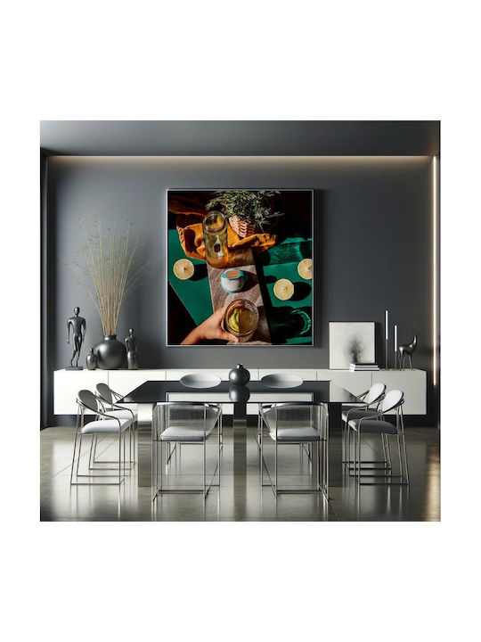 Painting Refreshing Citrus Drink Setup Citrus Beverage Arrangement 110x110