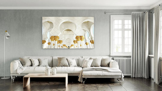 Πίνακας Golden Architectural Arches Χρυσές Αρχιτεκτονικές Καμάρες 150x100