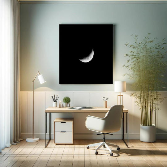 Πίνακας Crescent Moon In Night Sky Ημισέληνος Στον Νυχτερινό Ουρανό 110x110