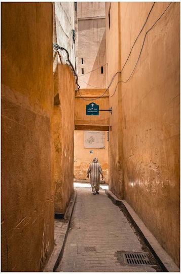 Painting Alley In Ancient City Street In The Ancient City 100x150