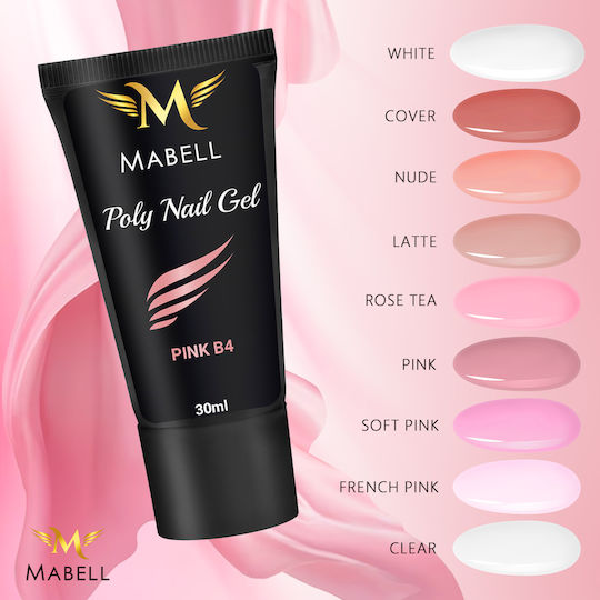 Mabell Poly Nail Gel 30g B4 Pink