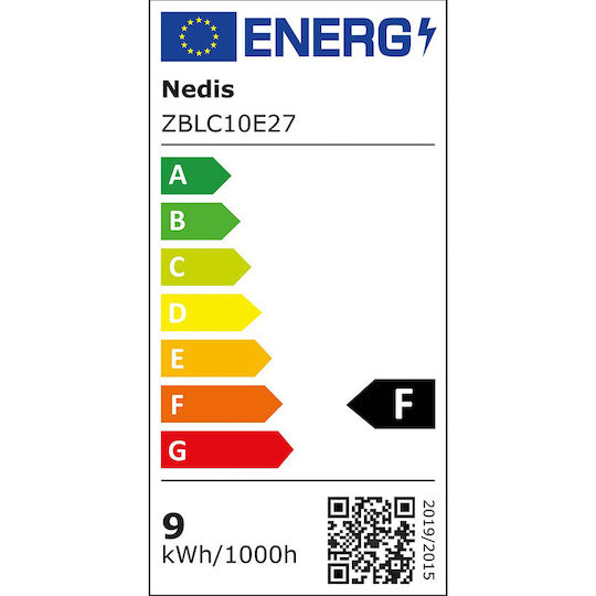 Nedis Zigbee 3.0 Smart Bulb E27 9w 806 Lm Dimmable 2200–6500k White