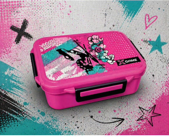 Graffiti Stainless Steel Kids' Food Container 0.88lt 19 x 14 x 7cm