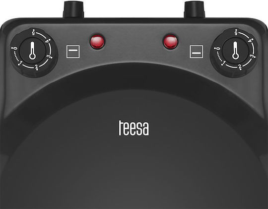 Teesa Elektrischer Pizzaofen 1.2kW Schwarz