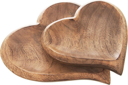 Mango Wooden Snack Plate 25x25 Cm